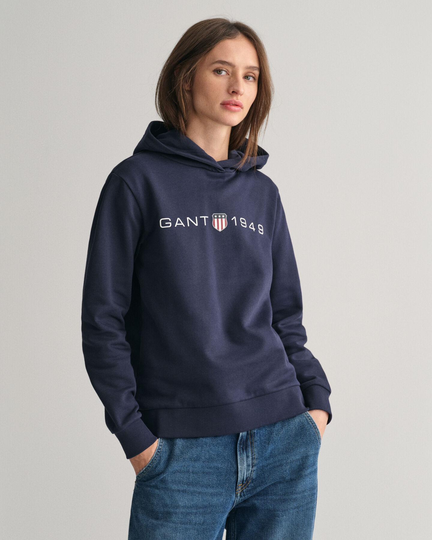 Archive Shield Hoodie mit Print