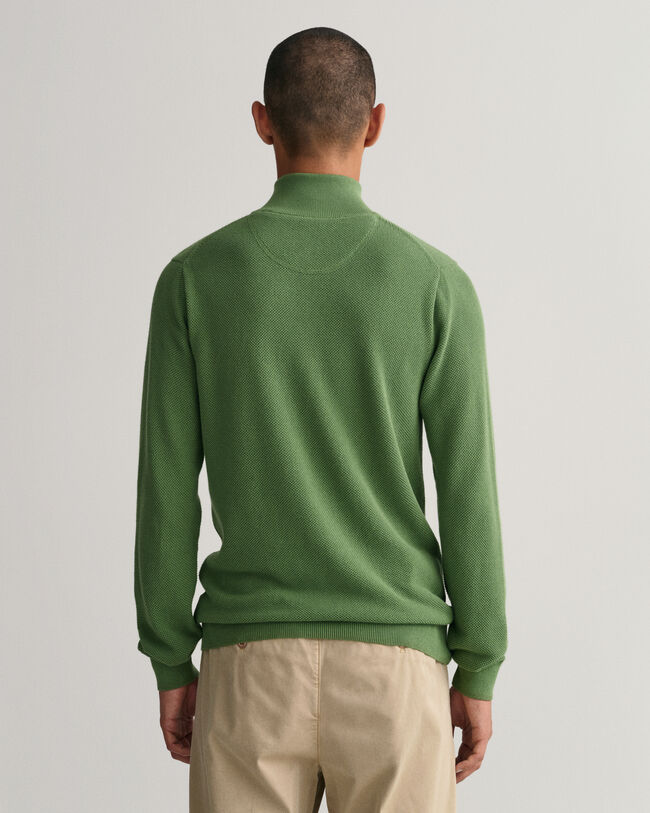 Troyer aus Baumwoll-Piqu&eacute;