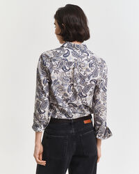 Paisley Bluse aus Baumwoll-Voile