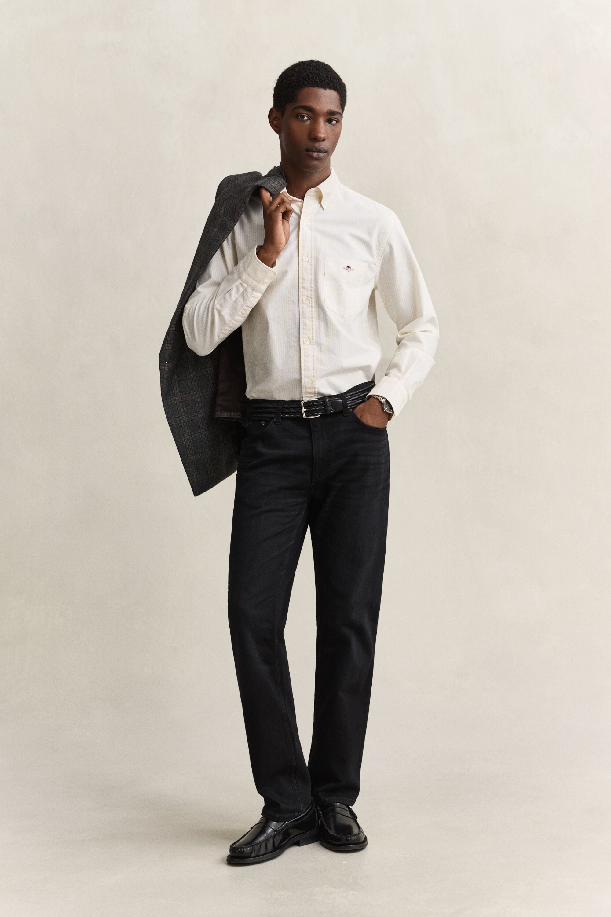 Banker Stripe Classic Oxford-Hemd