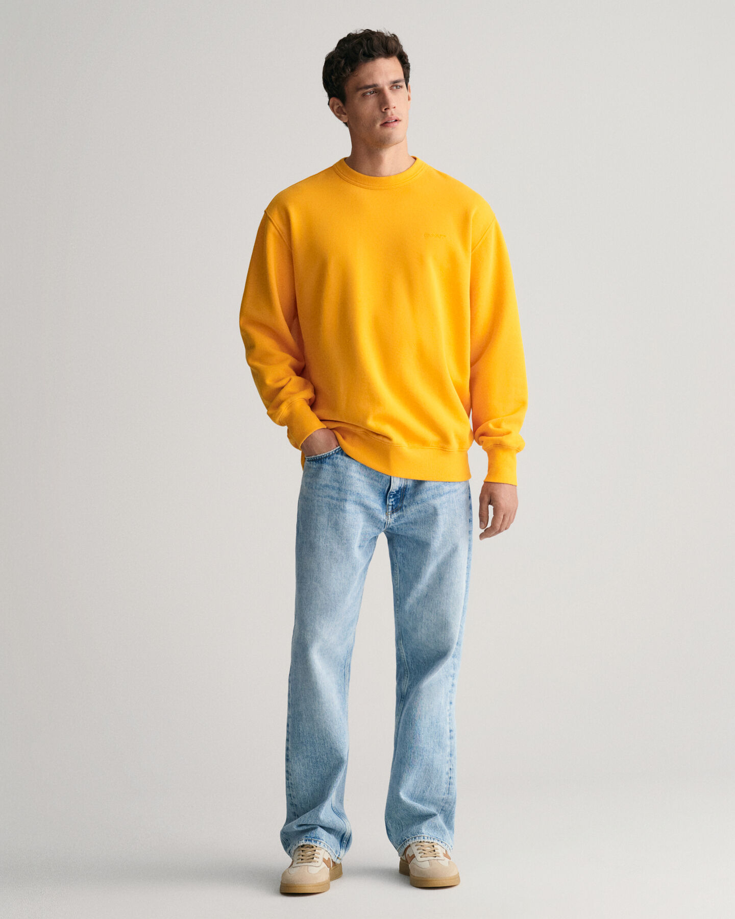 GANT Logo Rundhals-Sweatshirt