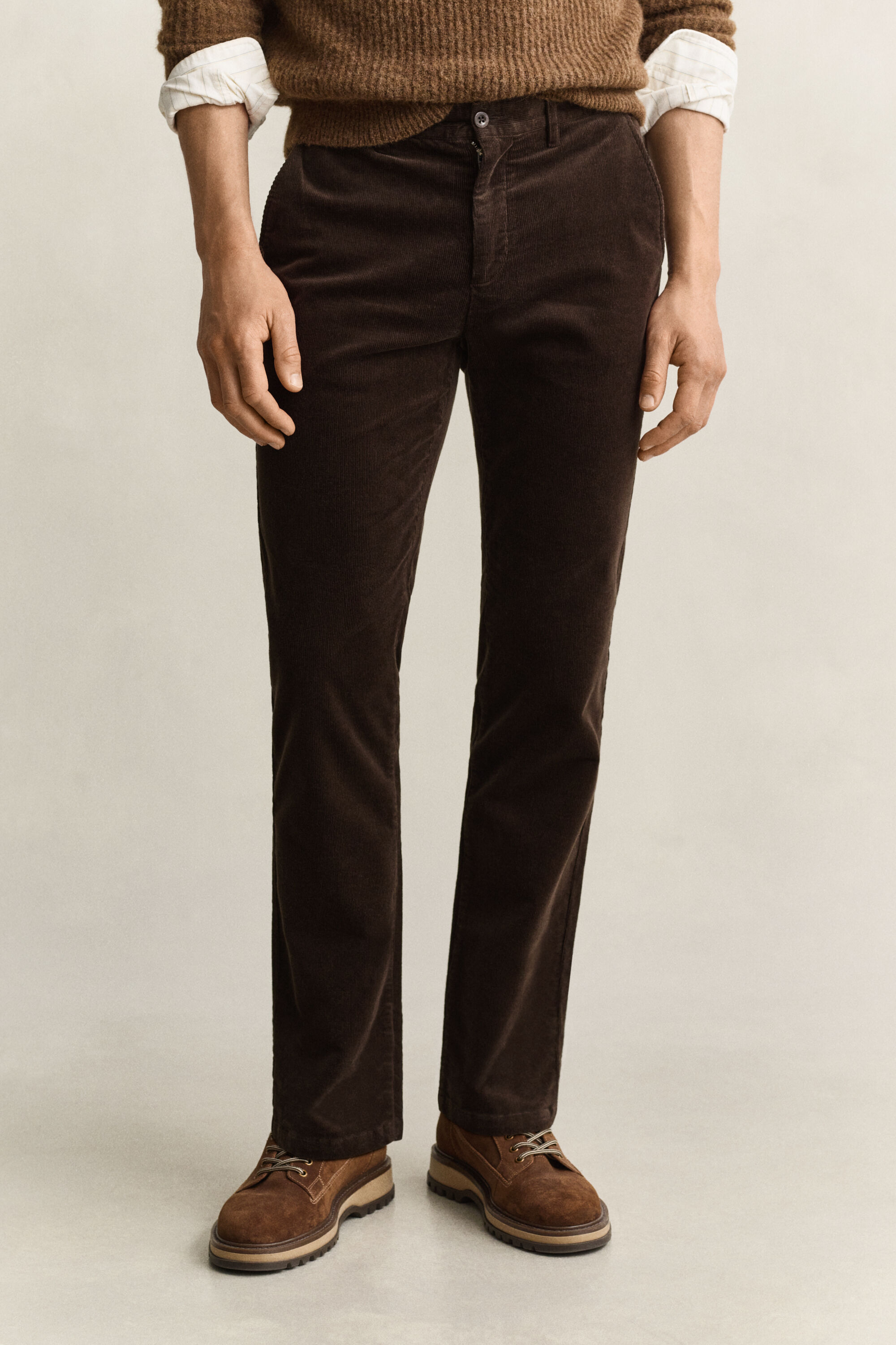 Regular Fit Cord Chinohose