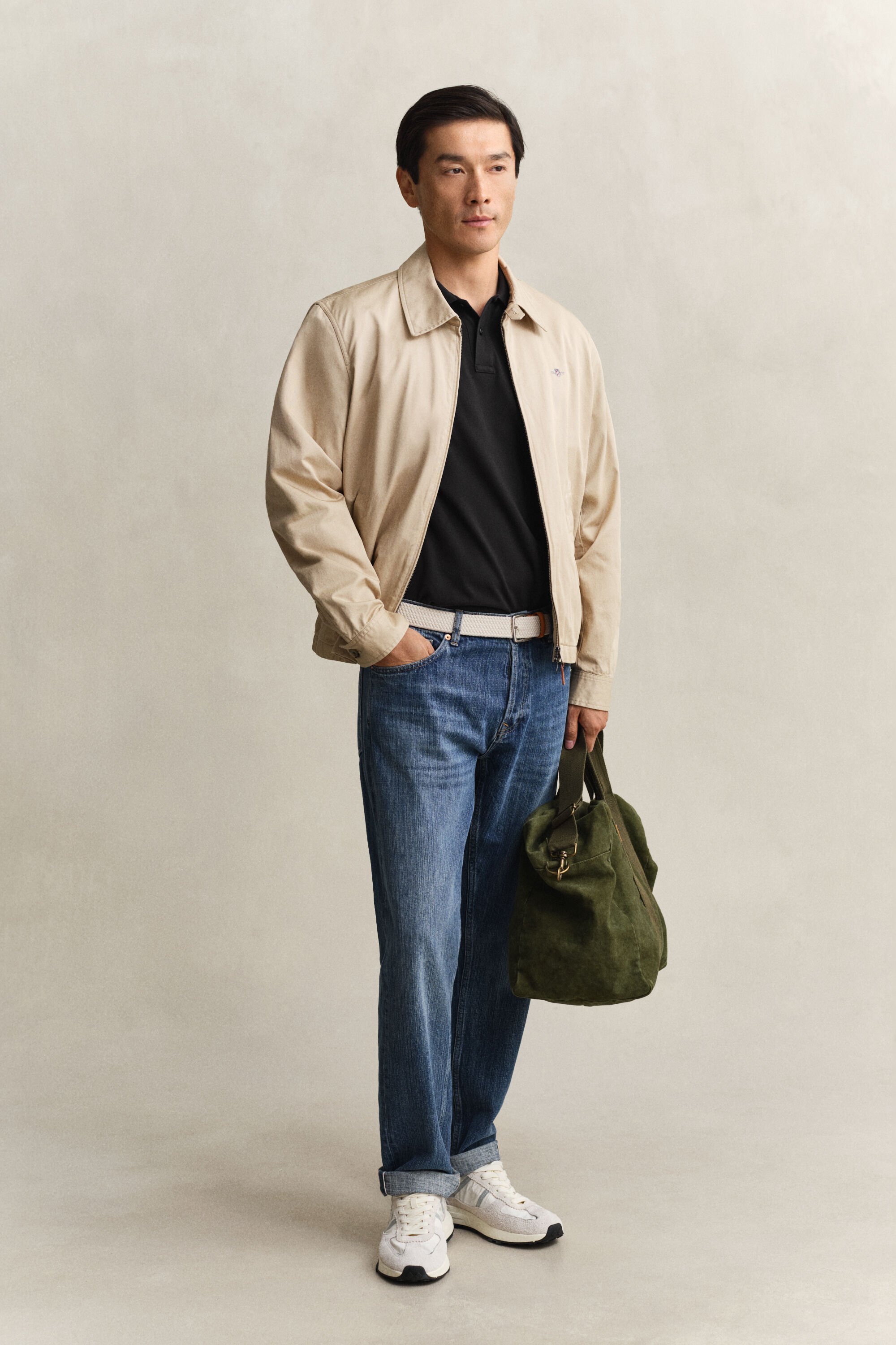 Polo coupe slim en coton piqué Shield