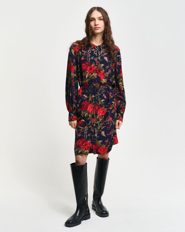 Rose Kleid mit Print