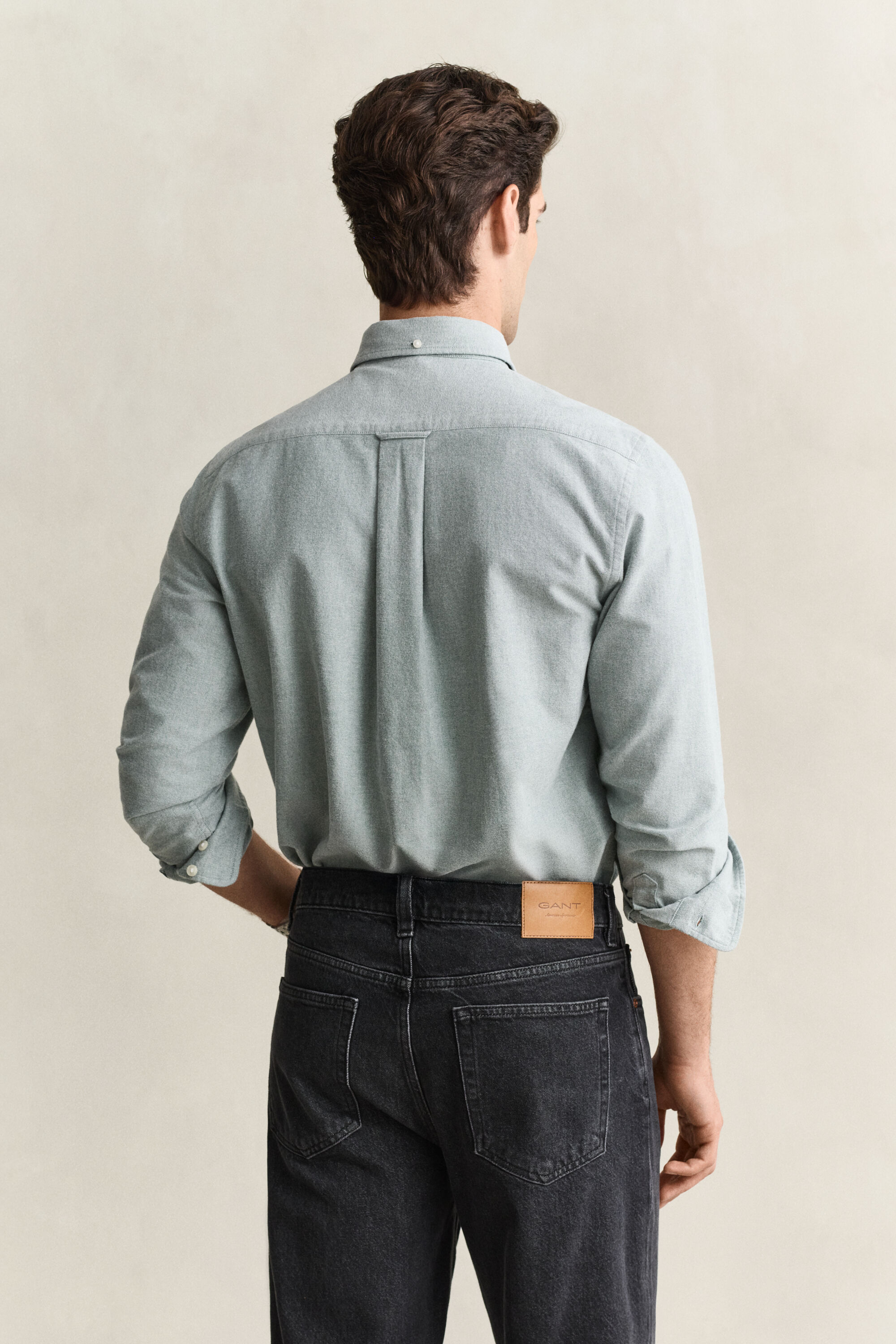 Camicia Oxford spazzolata