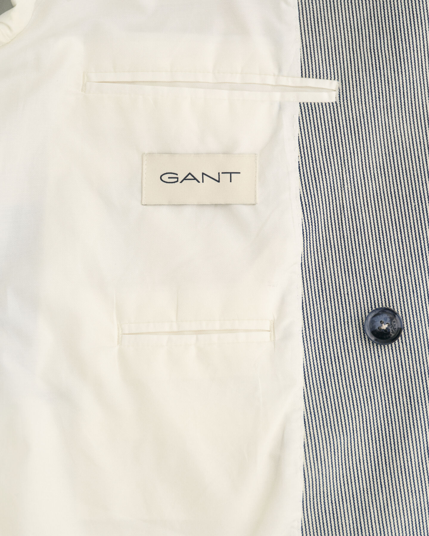 Zweireihiges Oversized Sakko mit Streifen