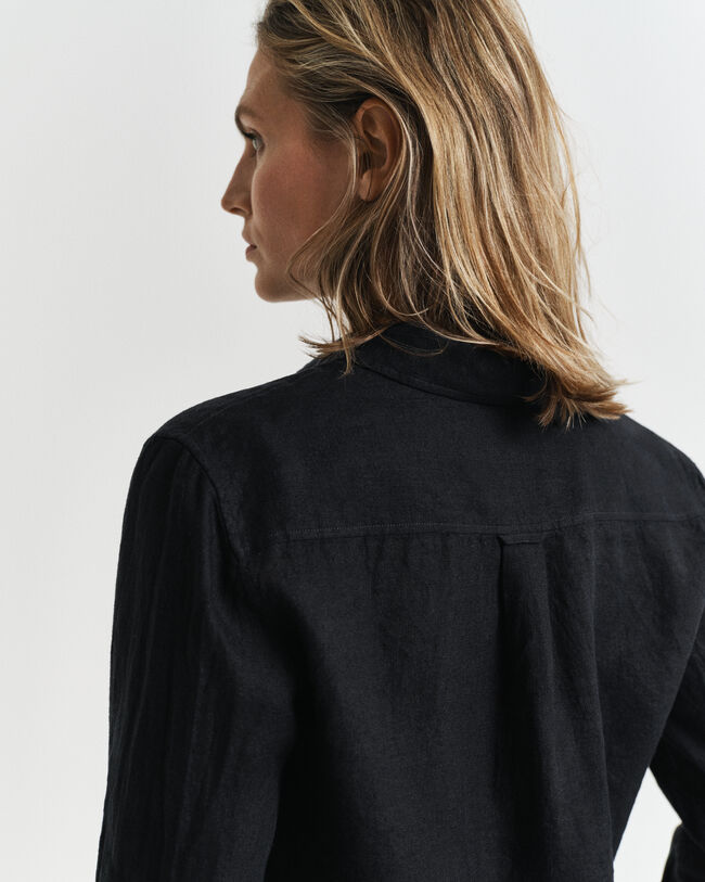 Regular Fit Leinenbluse