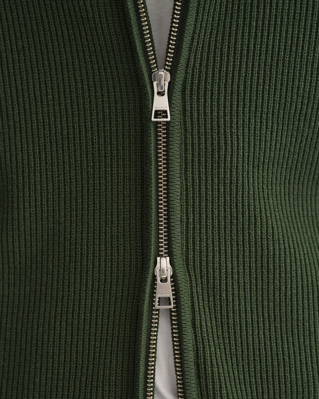 Strickjacke mit gerippter Struktur