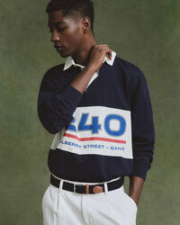 Graphic Heavy Rugger mit Blockstreifen