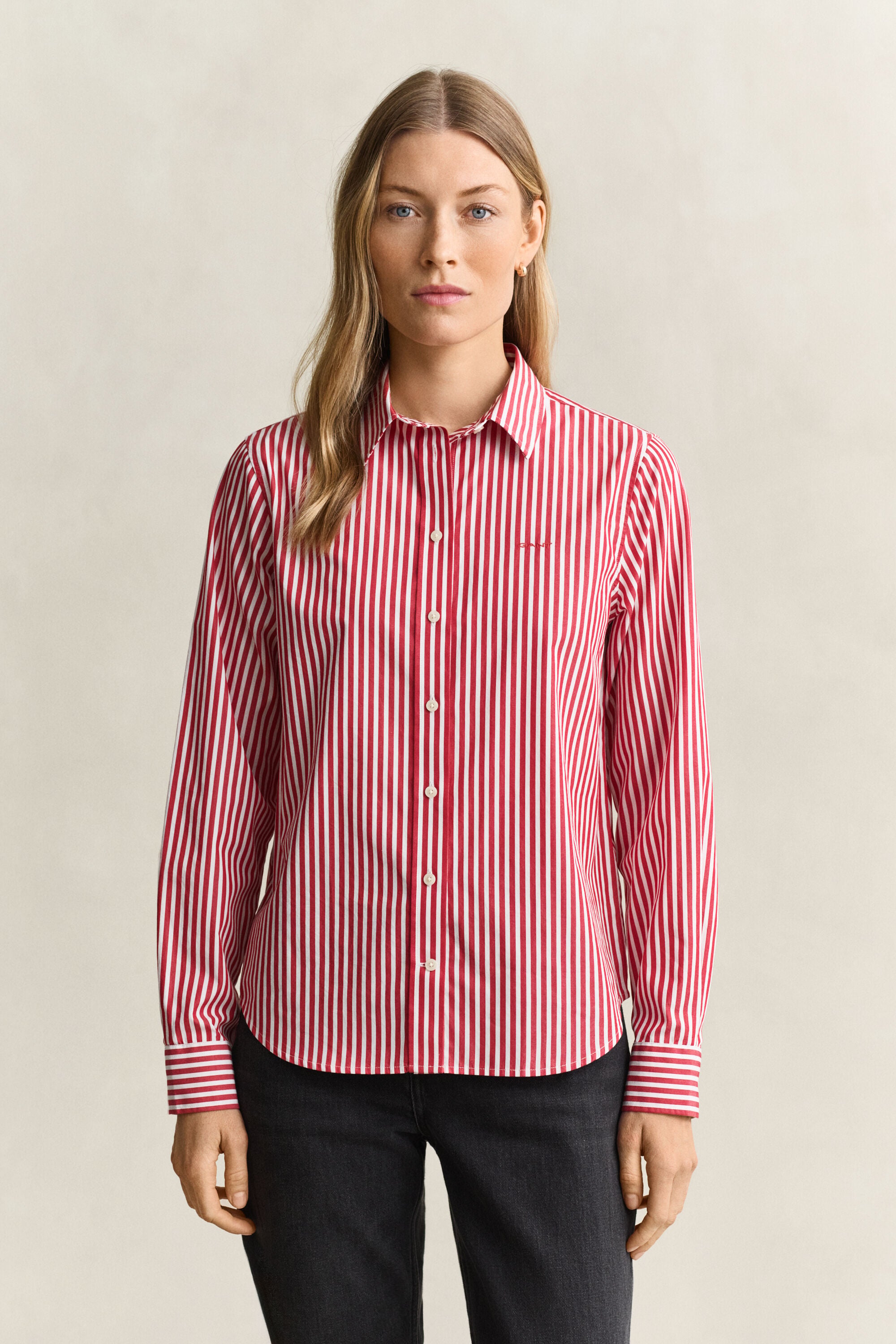 Camicia in popeline a righe Classic regular
