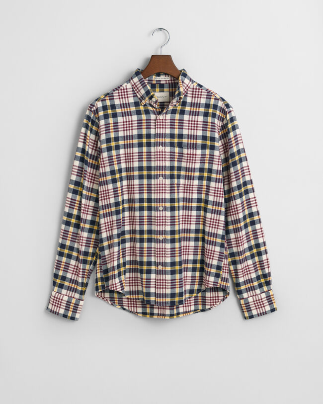 Regular Fit Tartan Flanellhemd