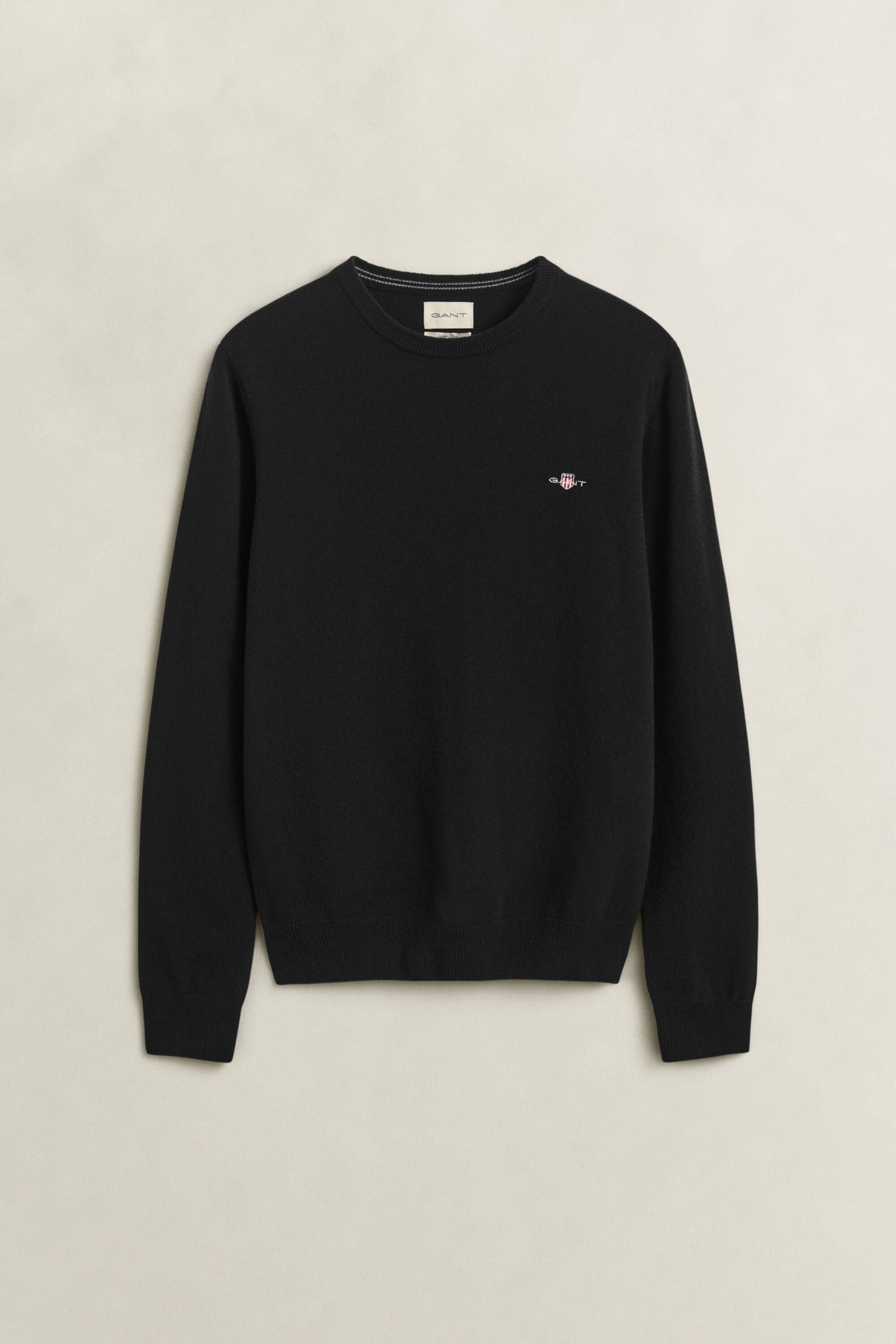 Rundhalspullover aus Lambswool