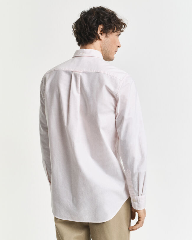 Regular Fit Banker Stripe Classic Oxford-Hemd