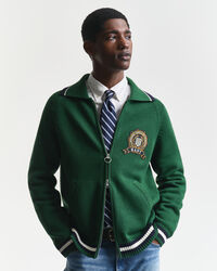 GANT 1949 Graphic Strickjacke mit Reißverschluss