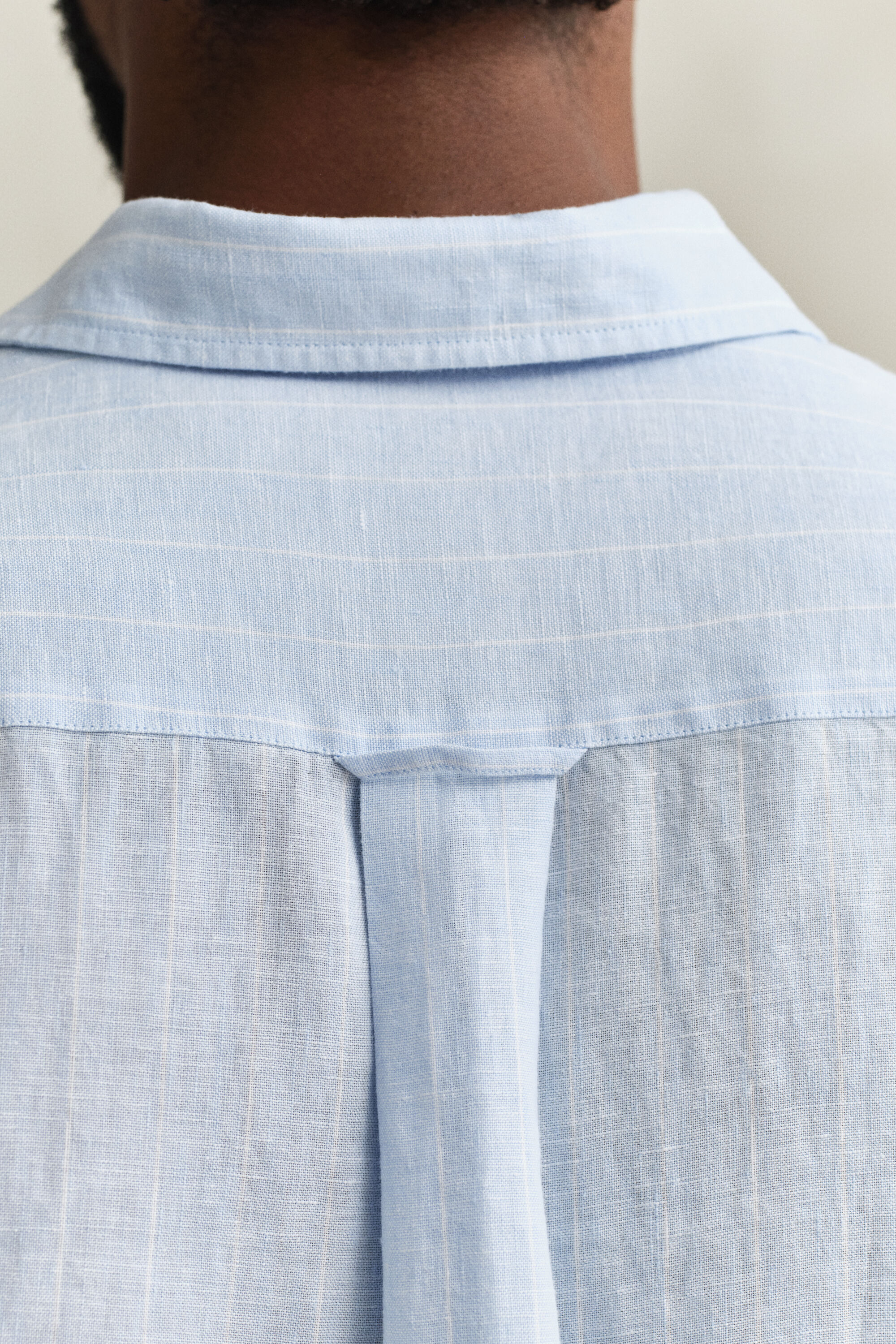 Chemise en lin à rayures