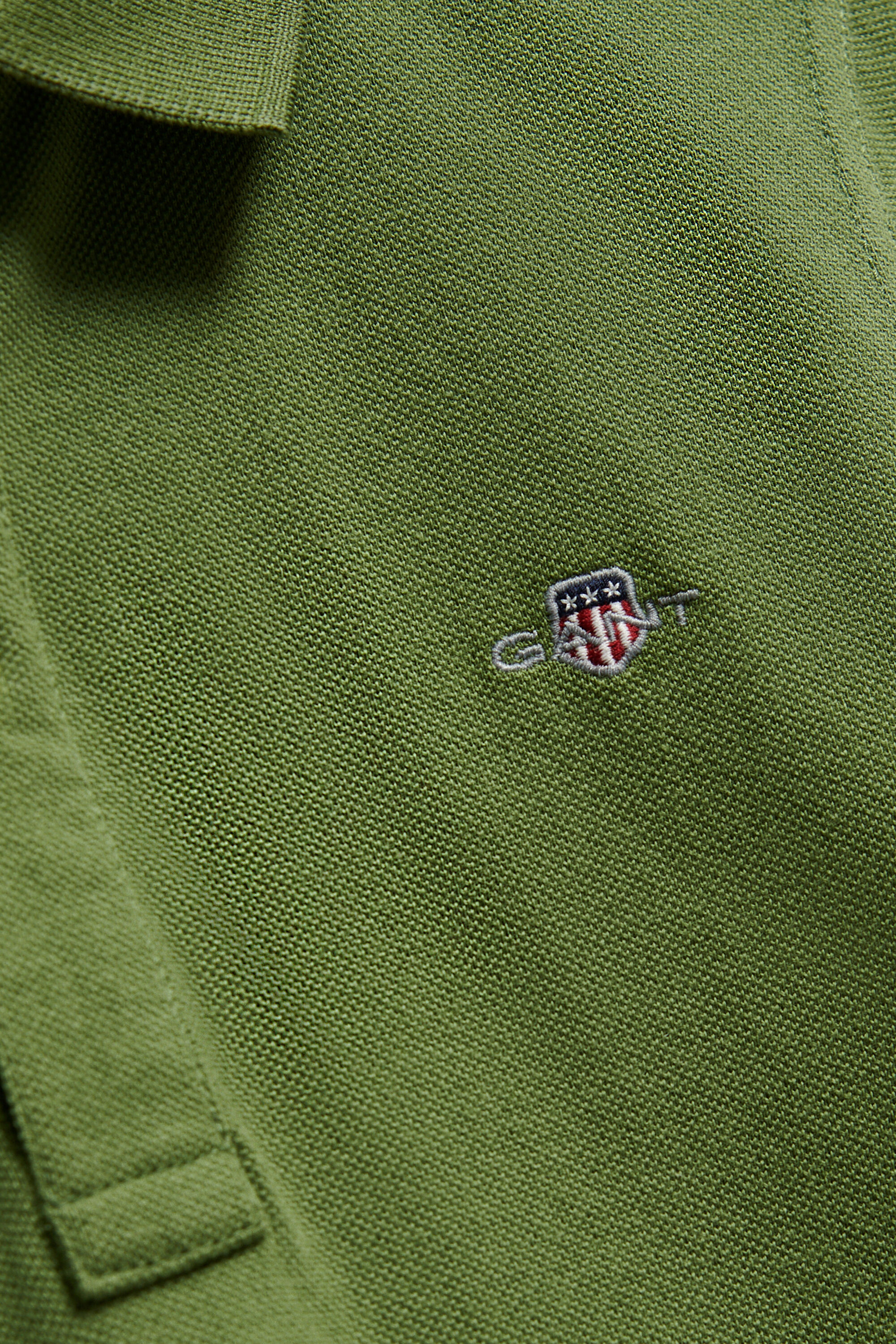 Polo en coton piqué Shield Ado