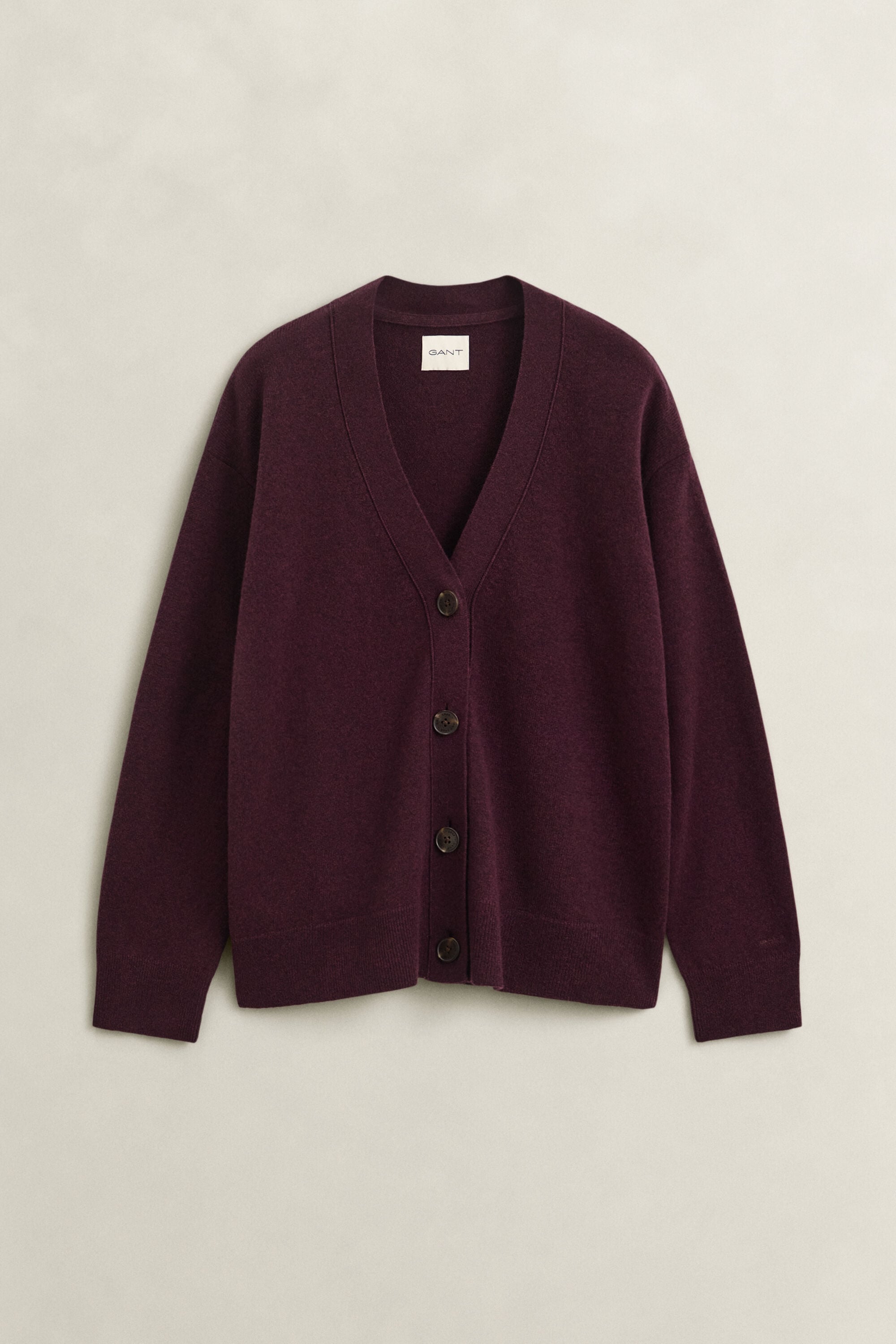 Cardigan in finissima lana d'agnello