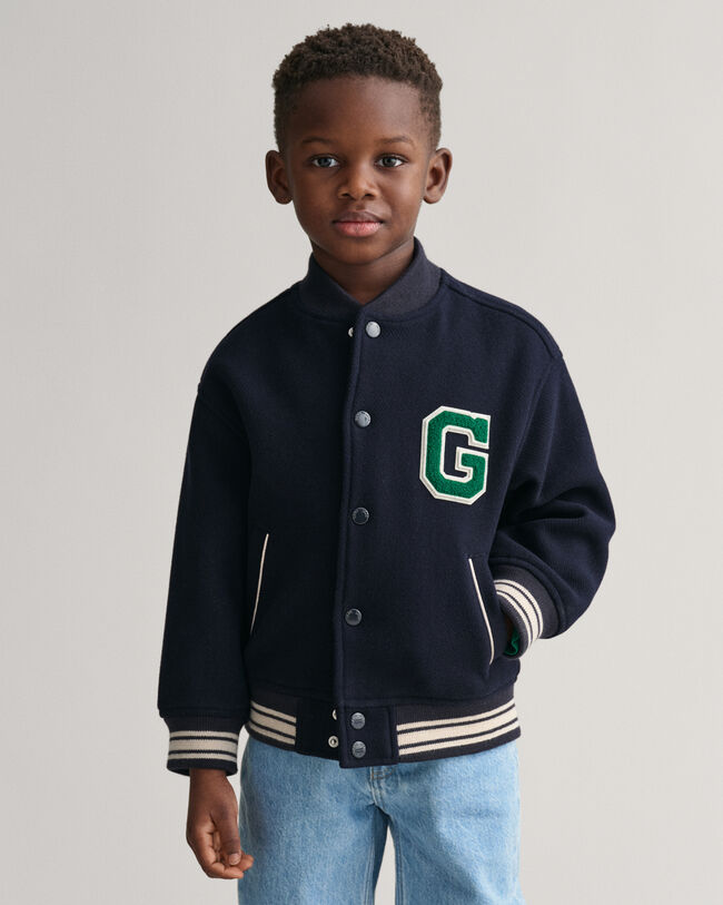 Kids GANT Varsity Jacke aus Wolle