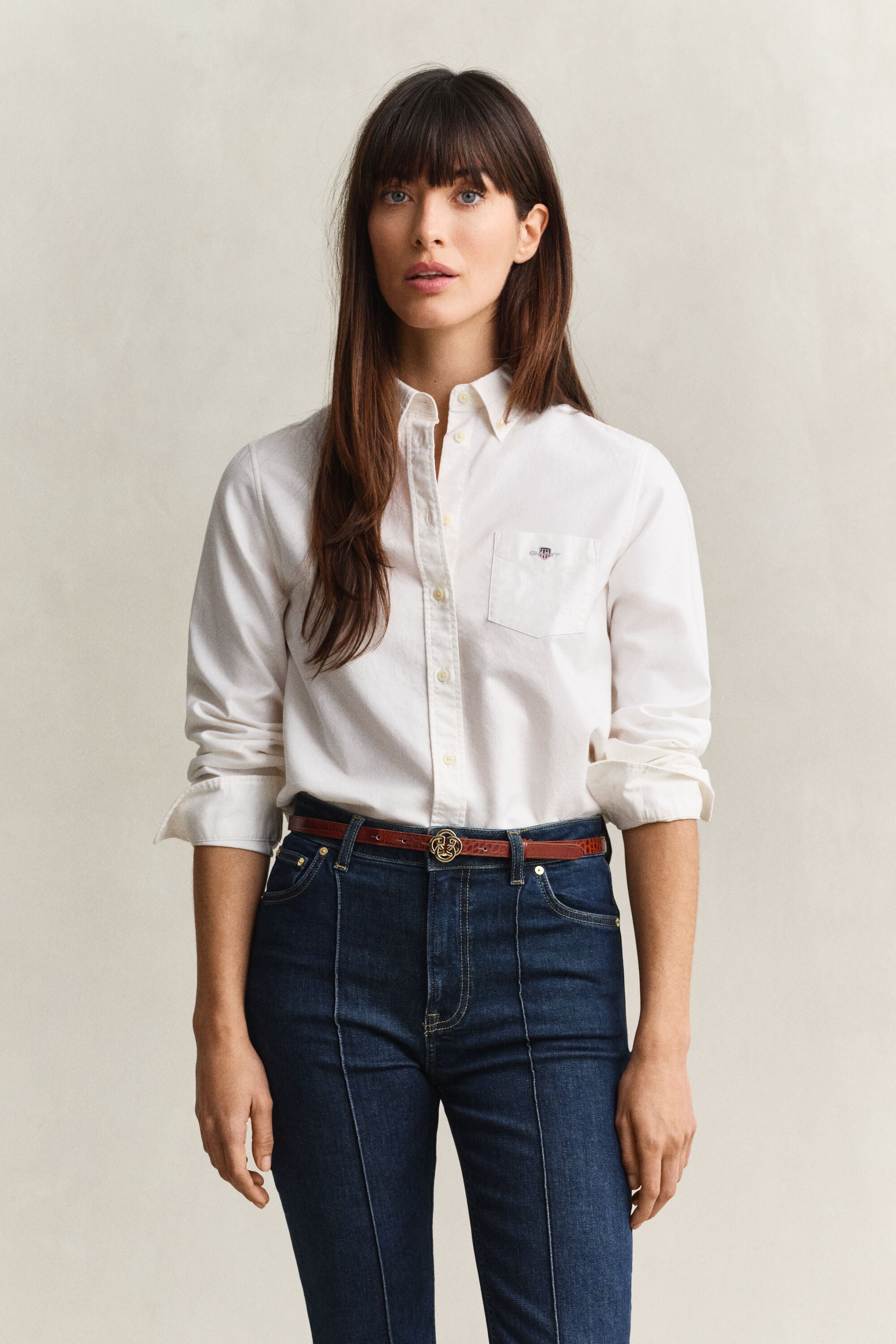 Classic Oxford-Bluse