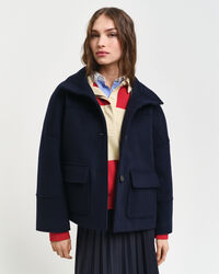 Verkürzte Wolljacke