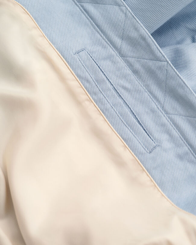 Bomberjacke aus Leinenmischung