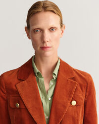 Schmale Blazerjacke aus Cord