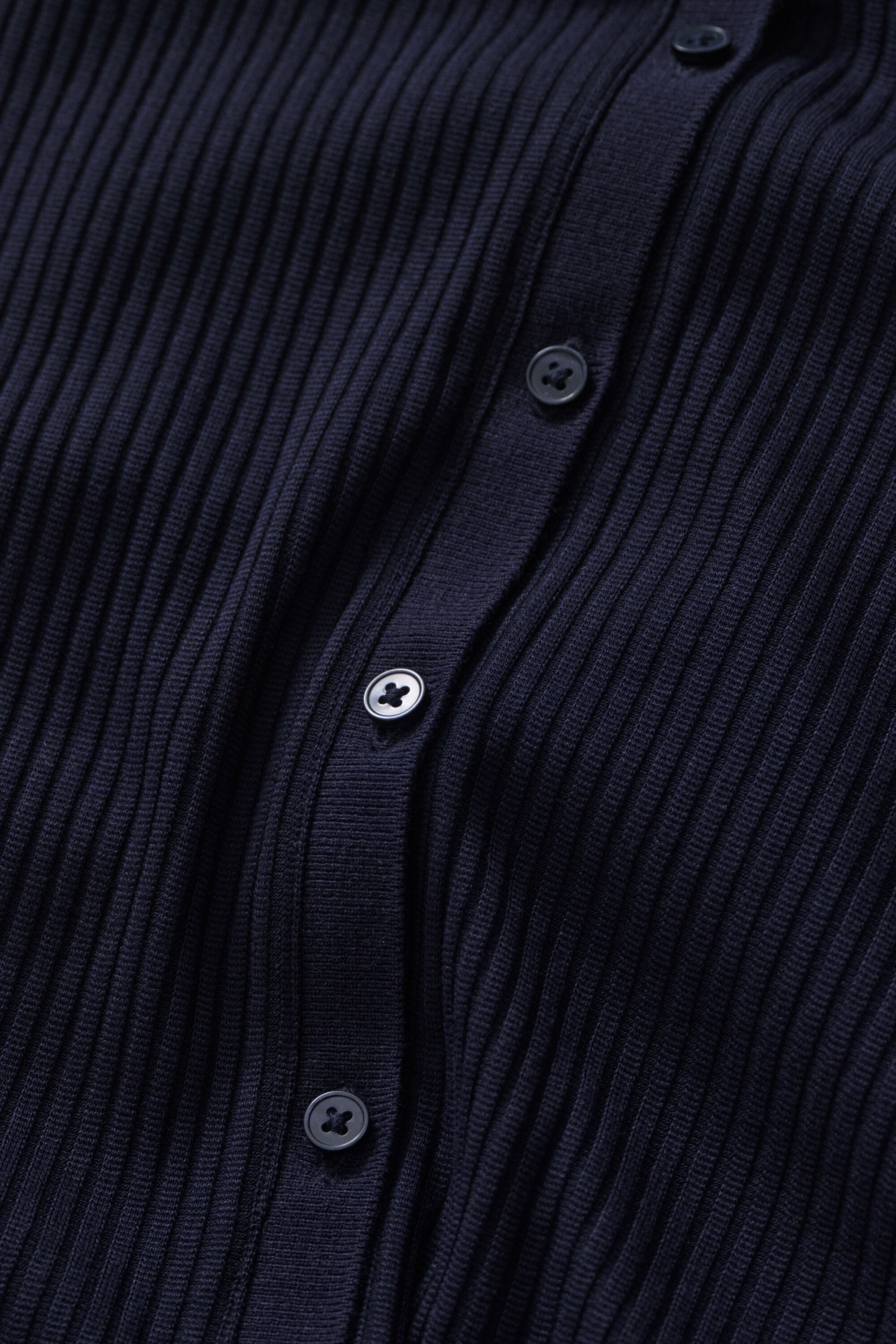 Robe polo coupe slim côtelée