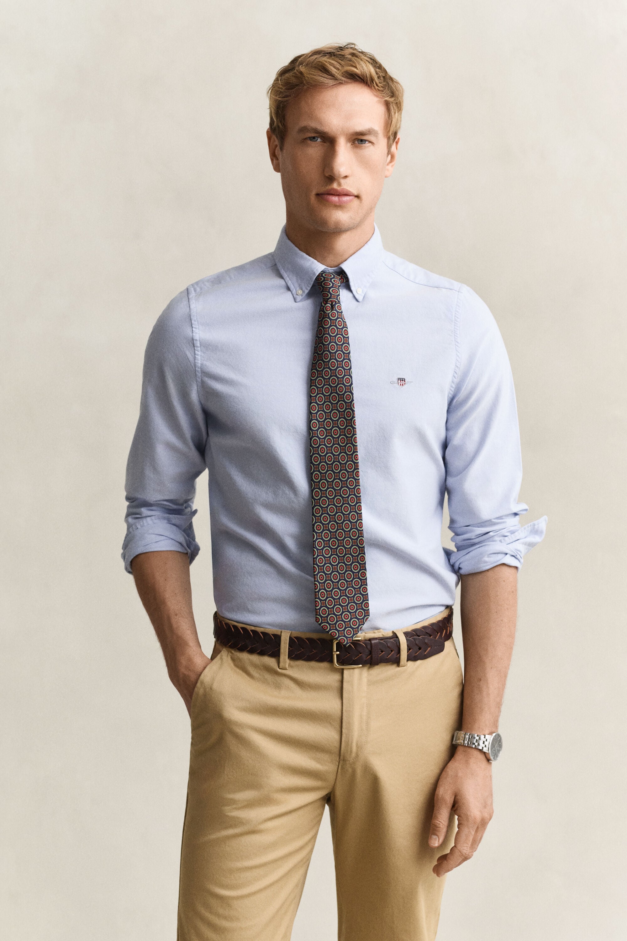 Classic Slim Fit Oxford-Hemd