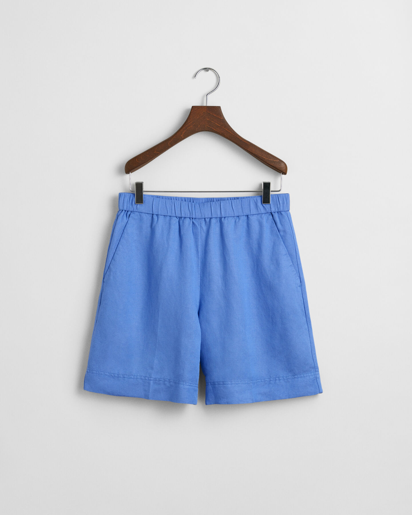 Relaxed Fit Leinenmix Pull-On Shorts