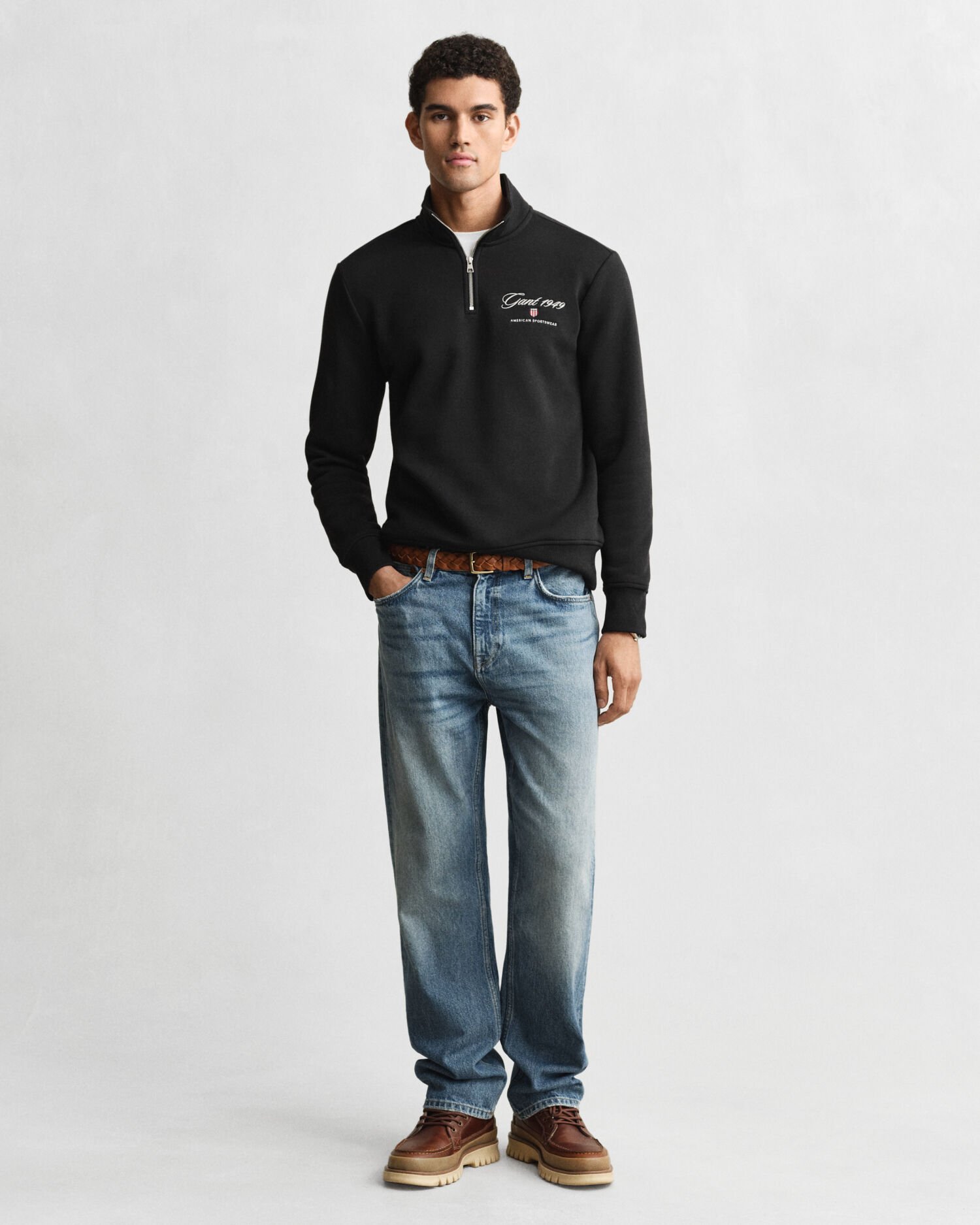 1949 Graphic Half-Zip Sweatshirt