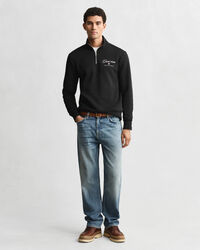 1949 Graphic Sweatshirt mit Reißverschlusskragen