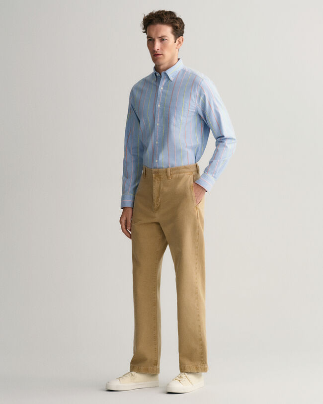 Straight Fit Twill Chinohose