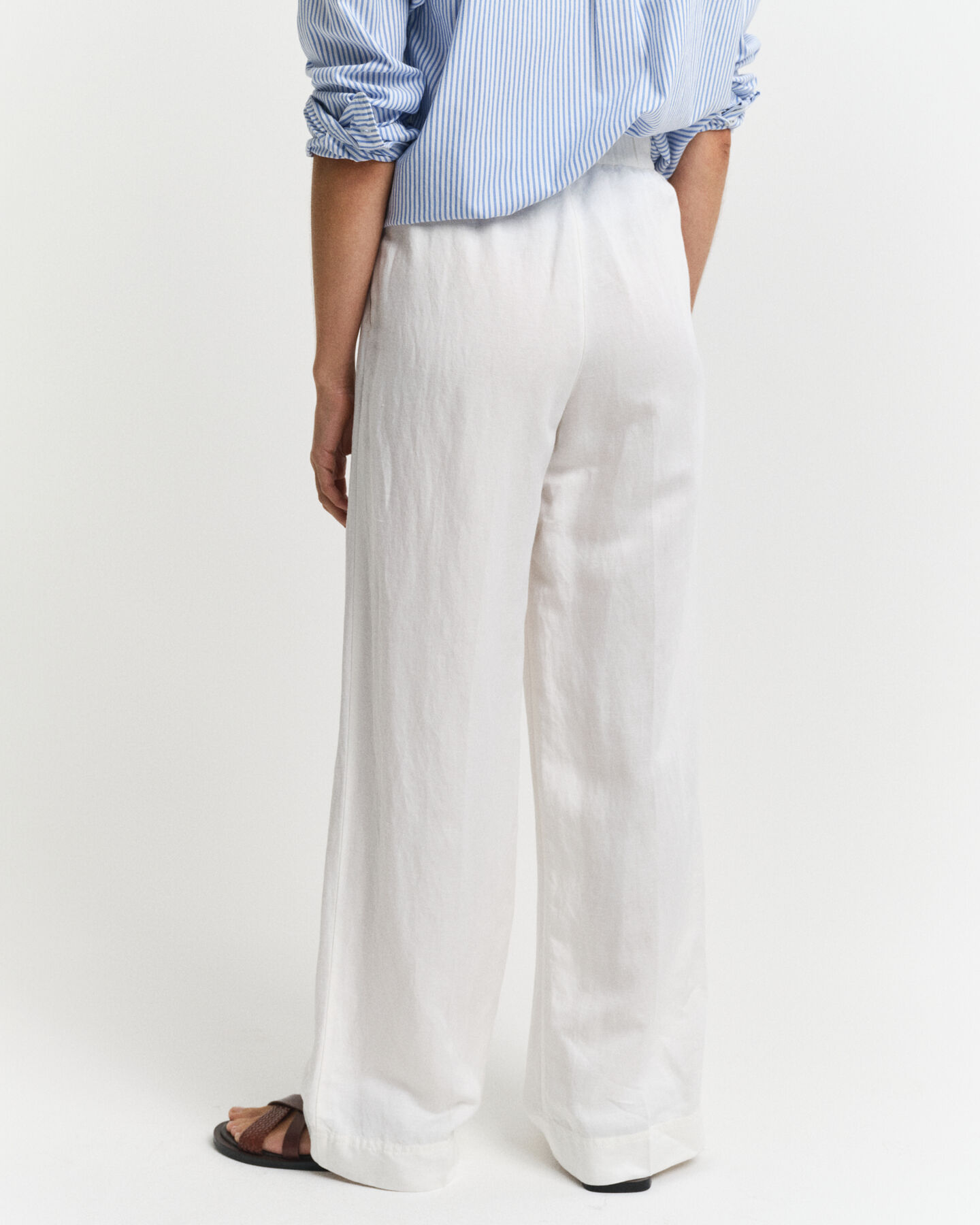 Relaxed Fit Leinenmix Pull-On Hose