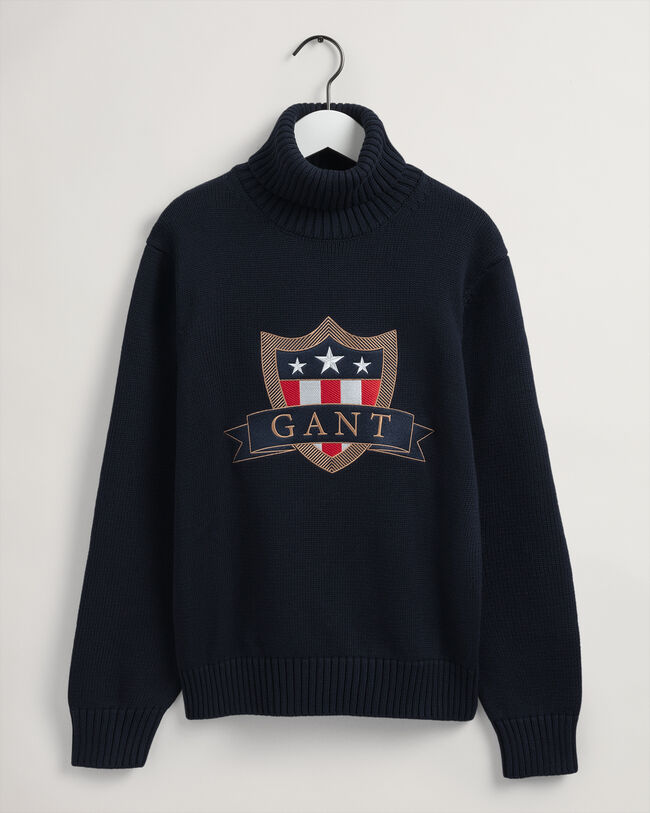 Teens Banner Shield Rollkragenpullover