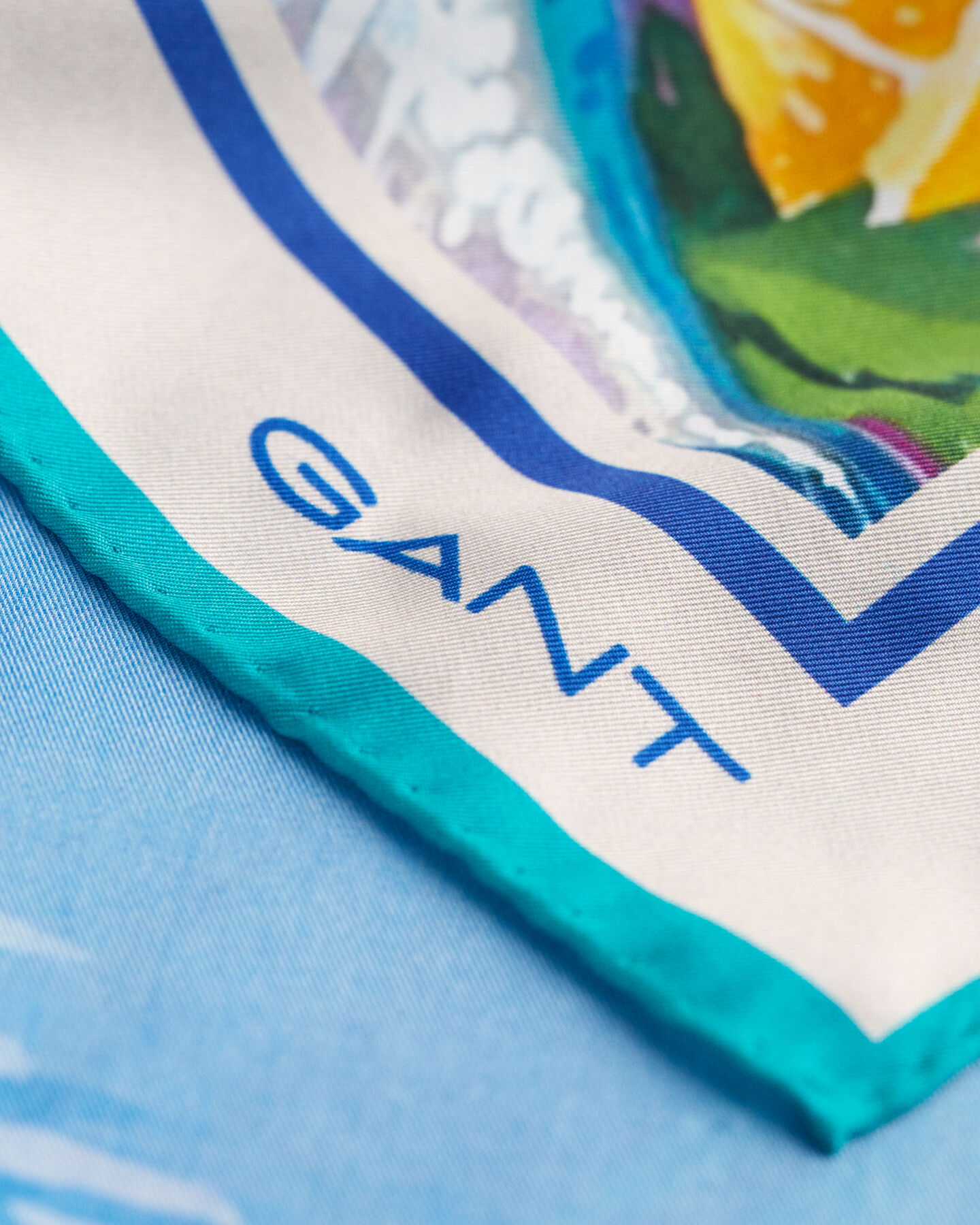 Scenery Print Seidentuch