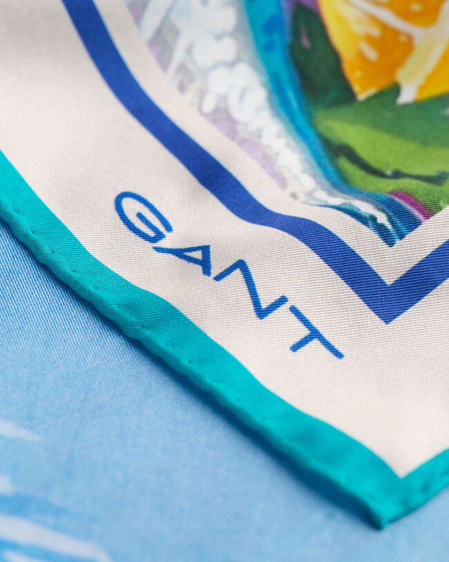 Scenery Print Seidentuch