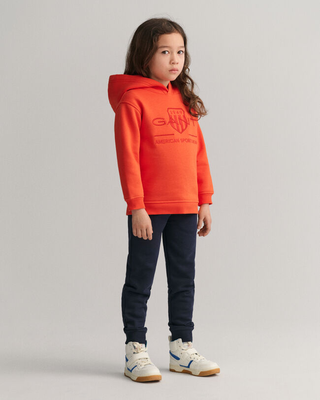 Kids Kontrast Shield Hoodie