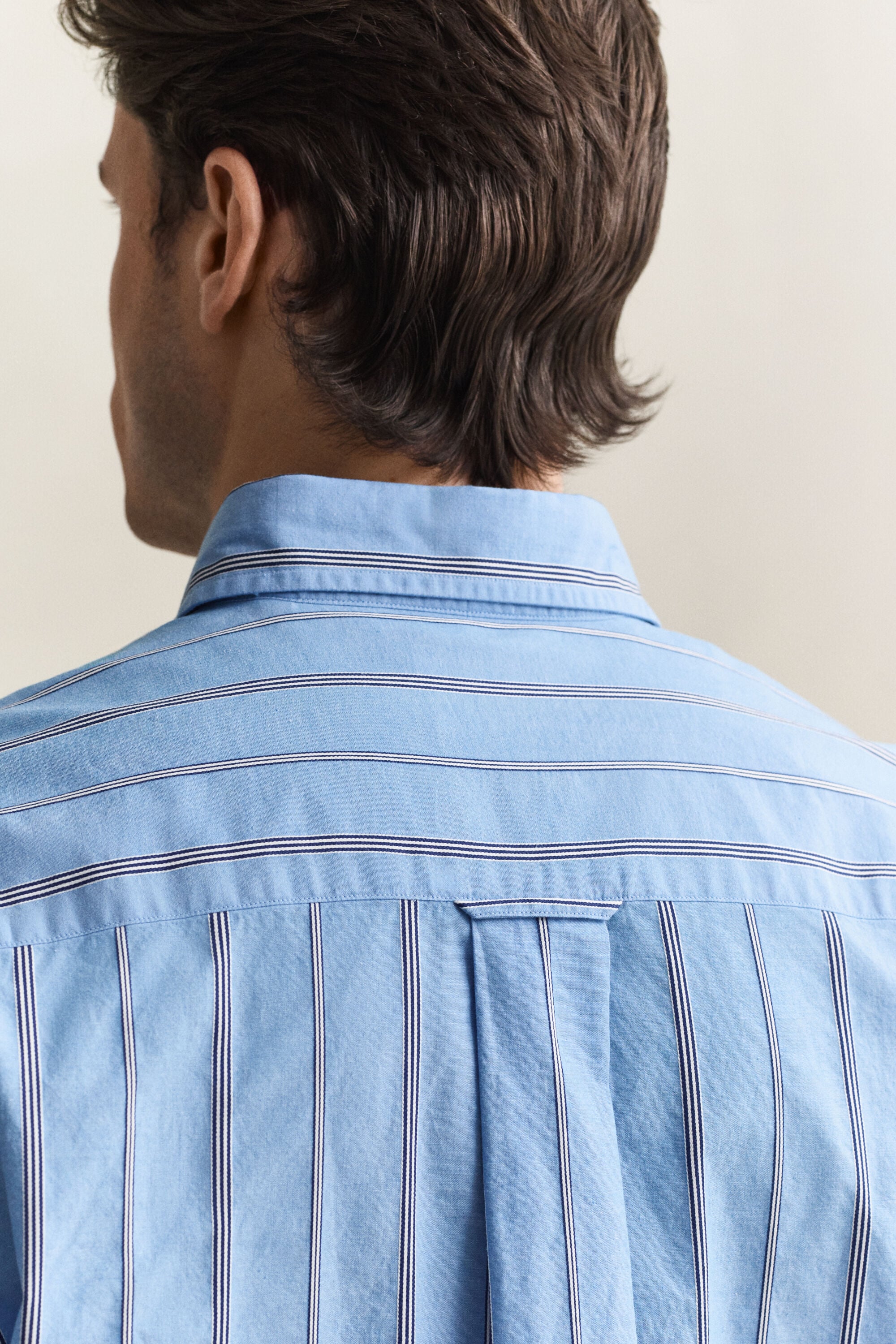 Relaxed Fit Dobby Stripe Hemd