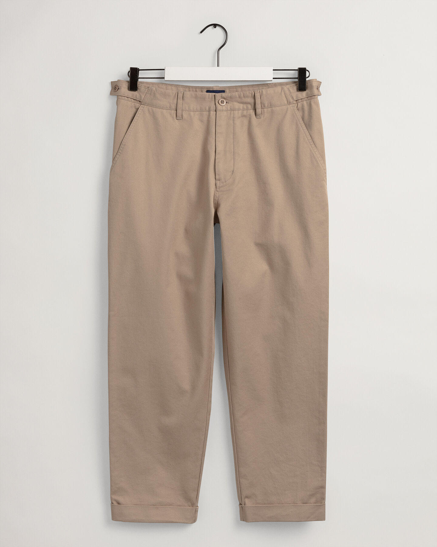 Tapered Chinohose aus Baumwolle