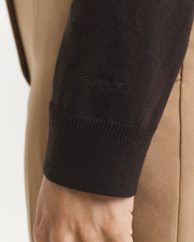 Nahtloses Langarm-Poloshirt mit Knöpfen