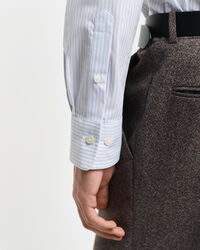 Slim Fit Stretch Popeline Hemd mit Streifen