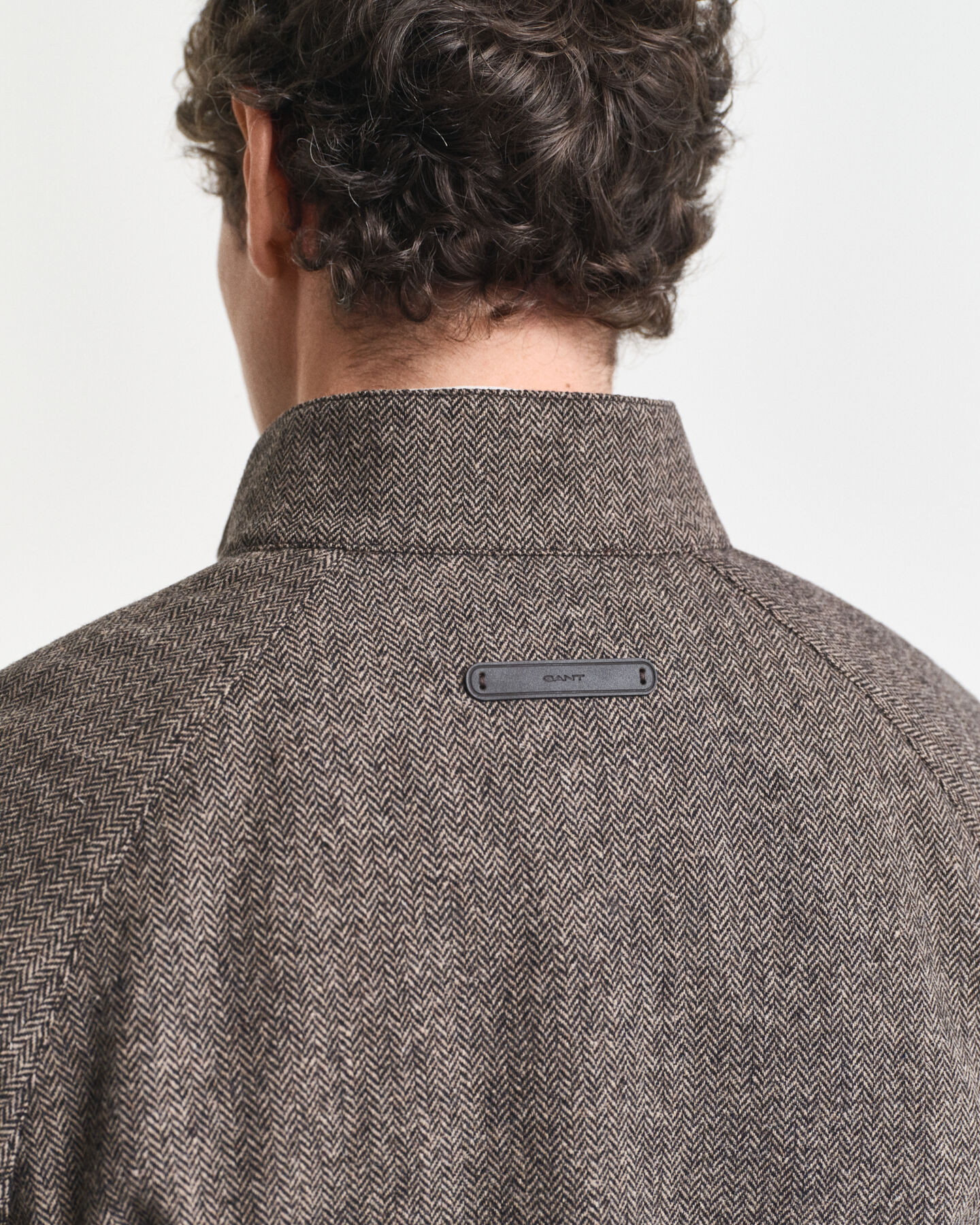 Harrington Jacke aus Wollgemisch