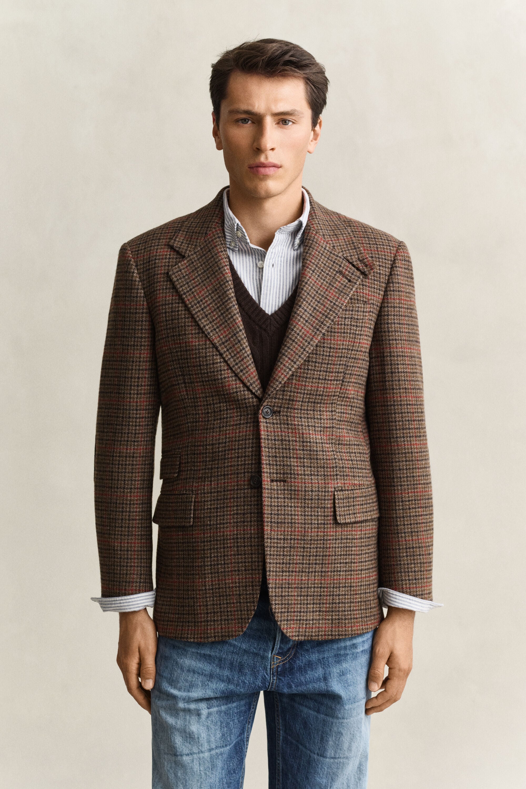 Giacca sportiva in tweed britannico