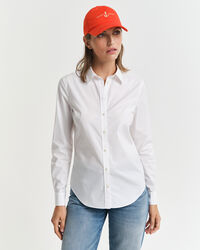 Slim Fit Popeline Bluse