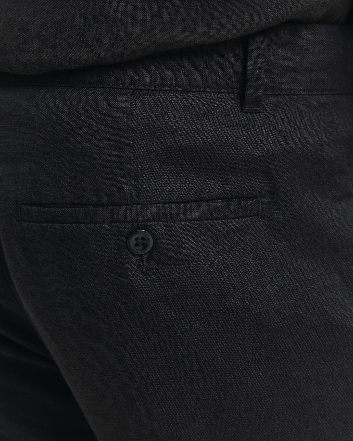 Relaxed Fit Leinen Kordelzughose