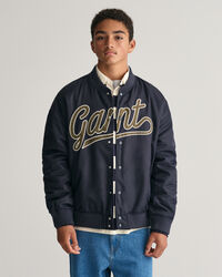 Teens Script Graphic GANT Varsity Jacket