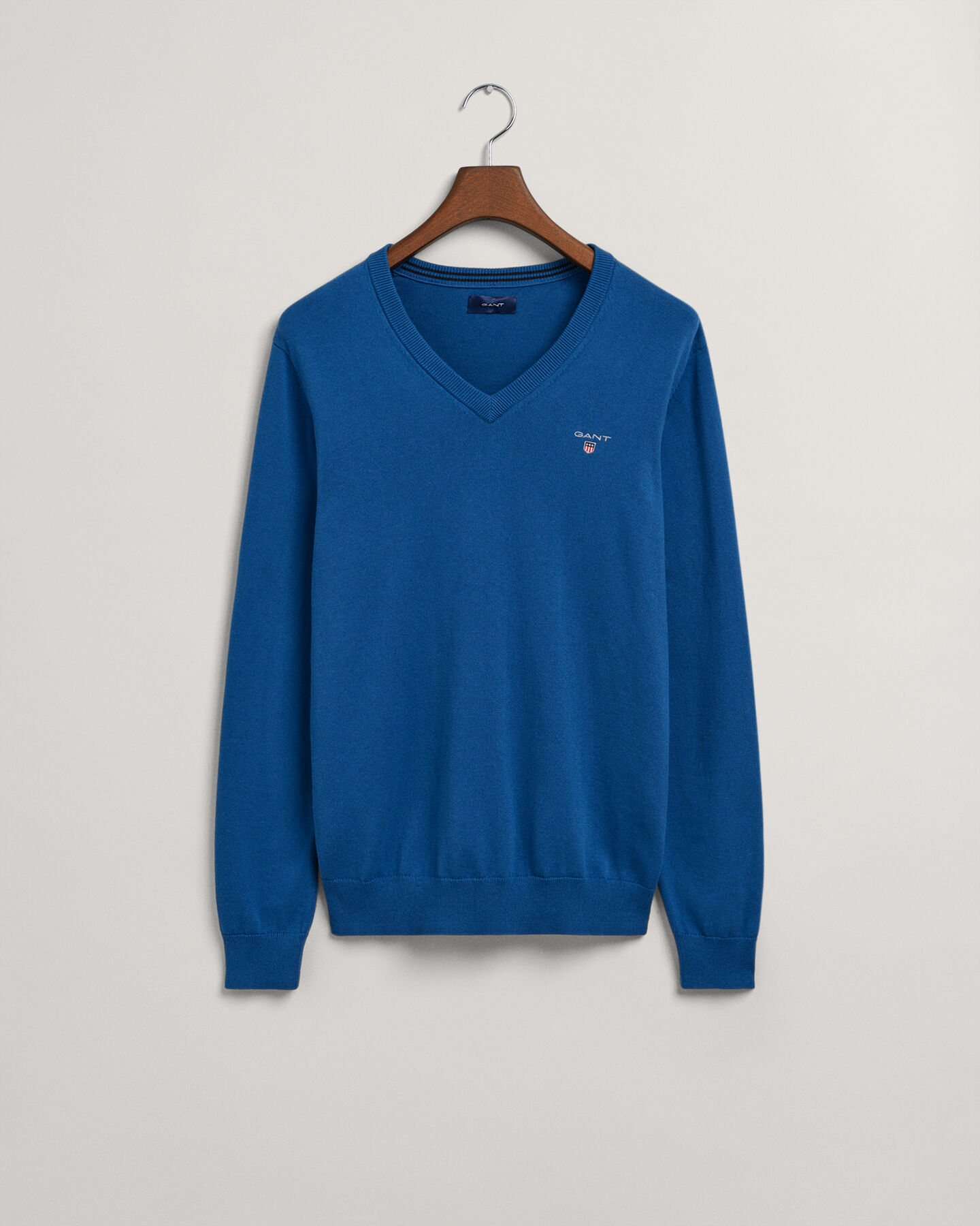 Classic V-Neck Pullover aus Baumwolle