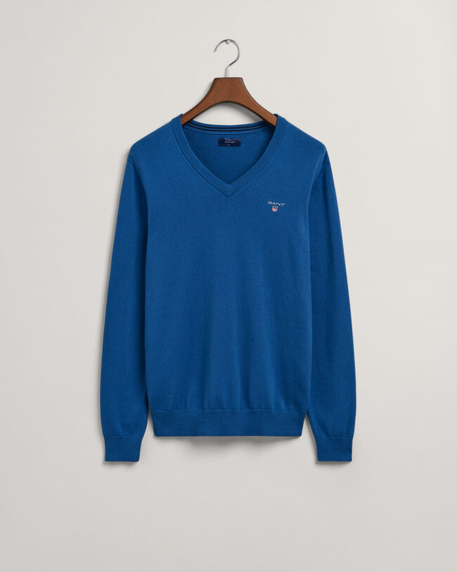 Classic V-Neck Pullover aus Baumwolle