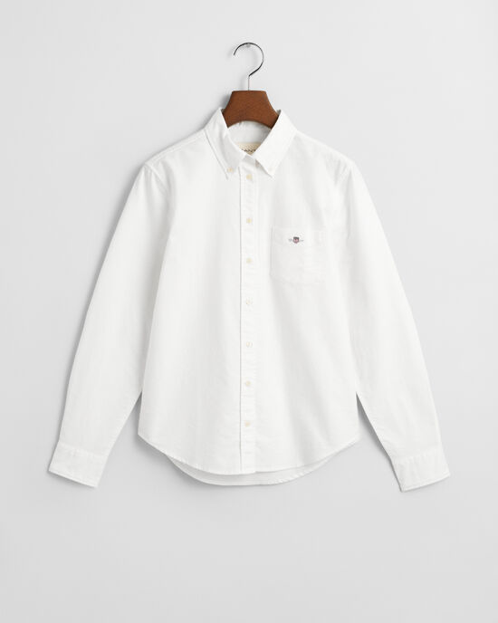 Regular Fit Classic Oxford-Bluse