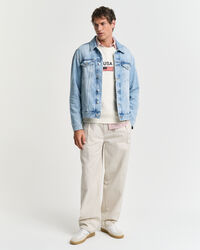 Graphic Rundhals-Sweatshirt